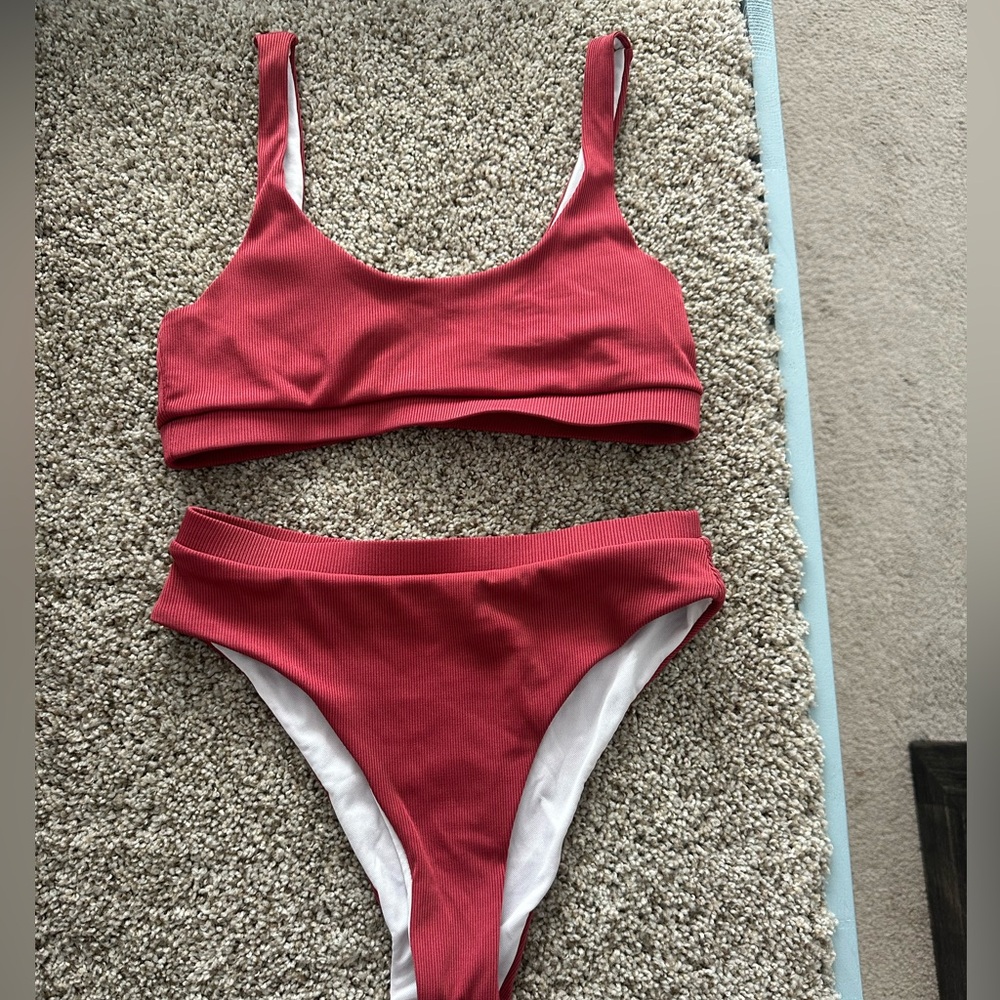 Burnt orange bikini